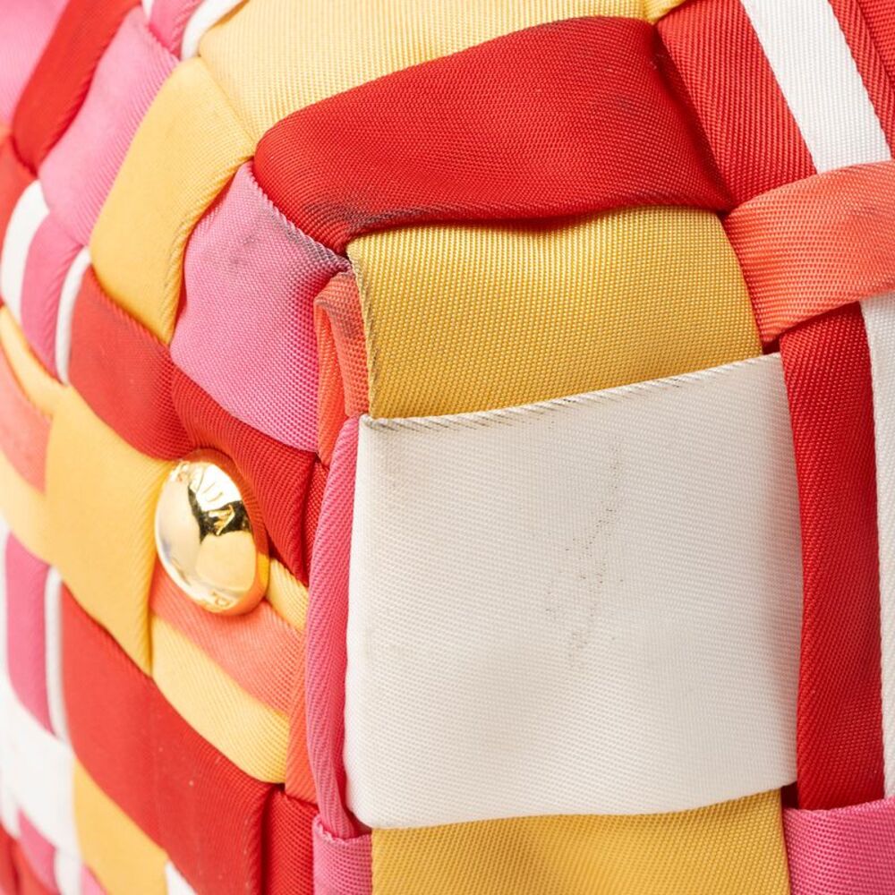 Prada Vintage Tessuto Woven Tote - Picture 15 of 16